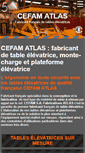 Mobile Screenshot of cefam-atlas.fr